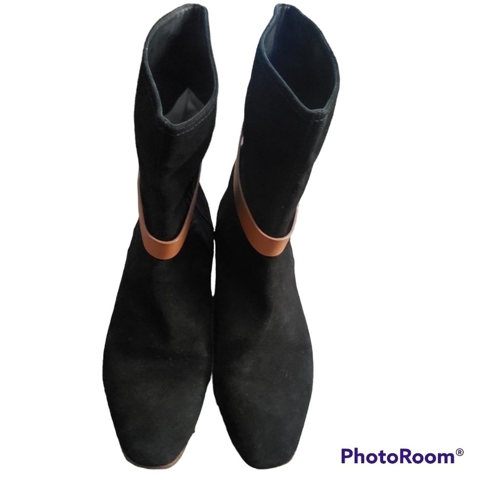 HP. Sergio Rossi Suede Leather Boots - Picture 4 of 12